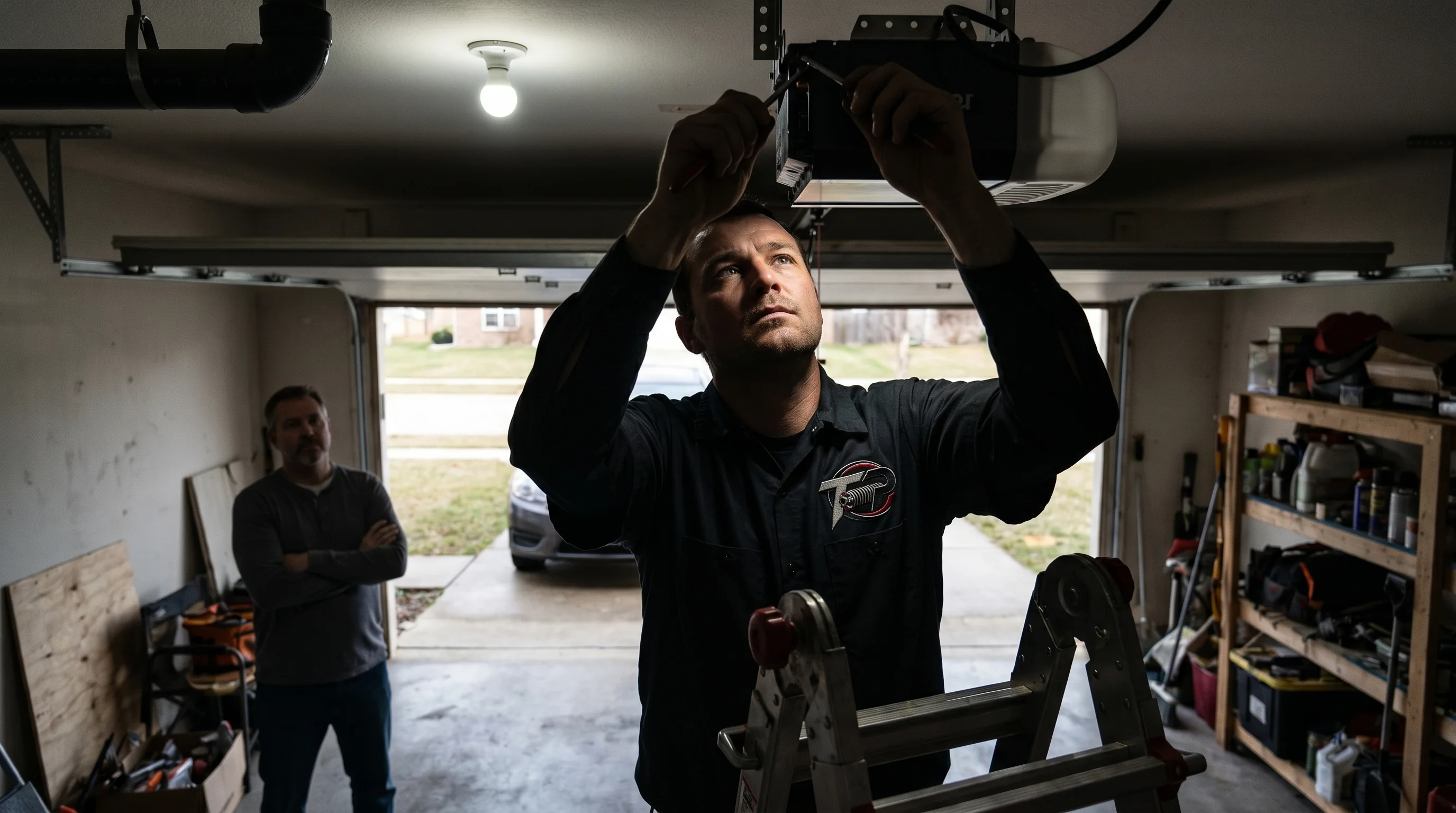 Garage door installation 1
