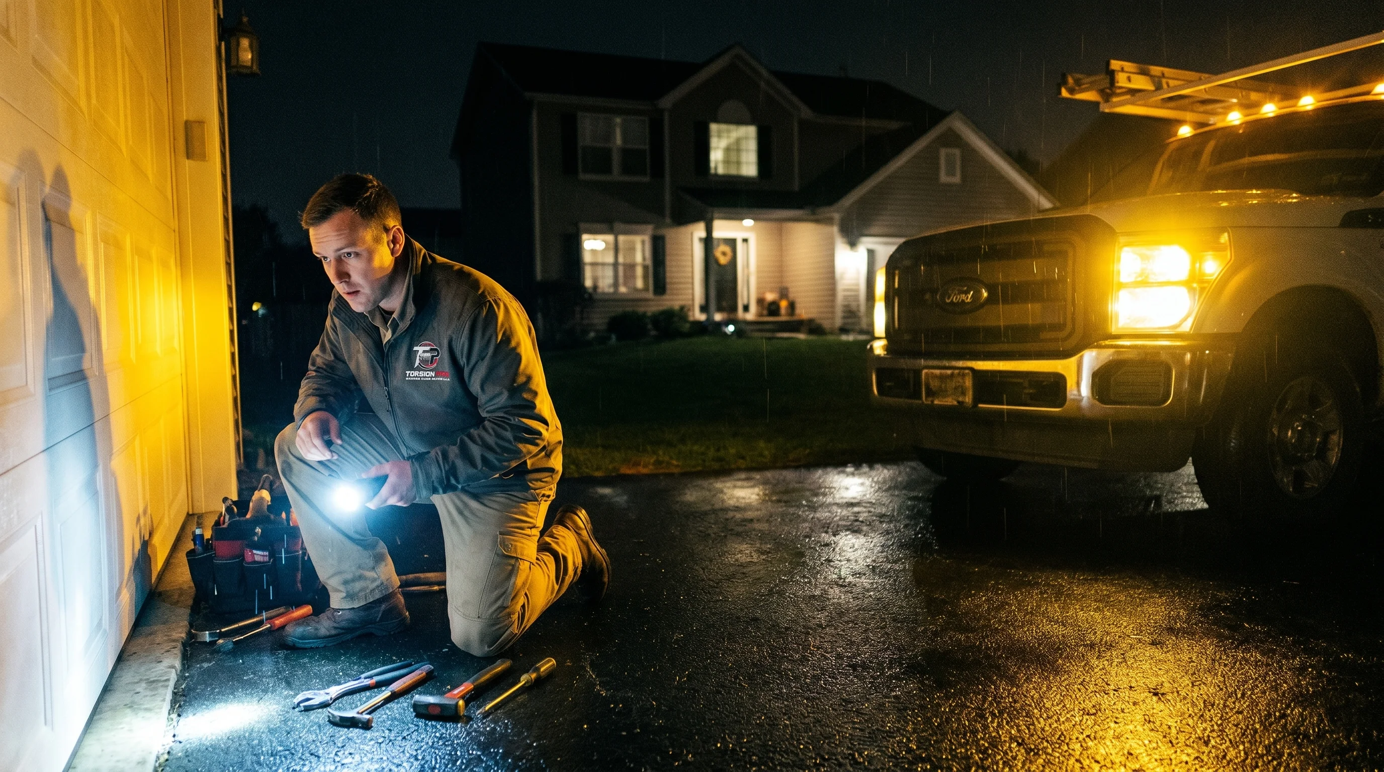 Garage door repair